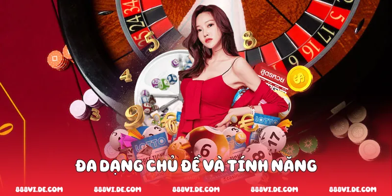 Đa dạng chủ đề và tính năng